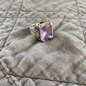 Silpada size 7 purple